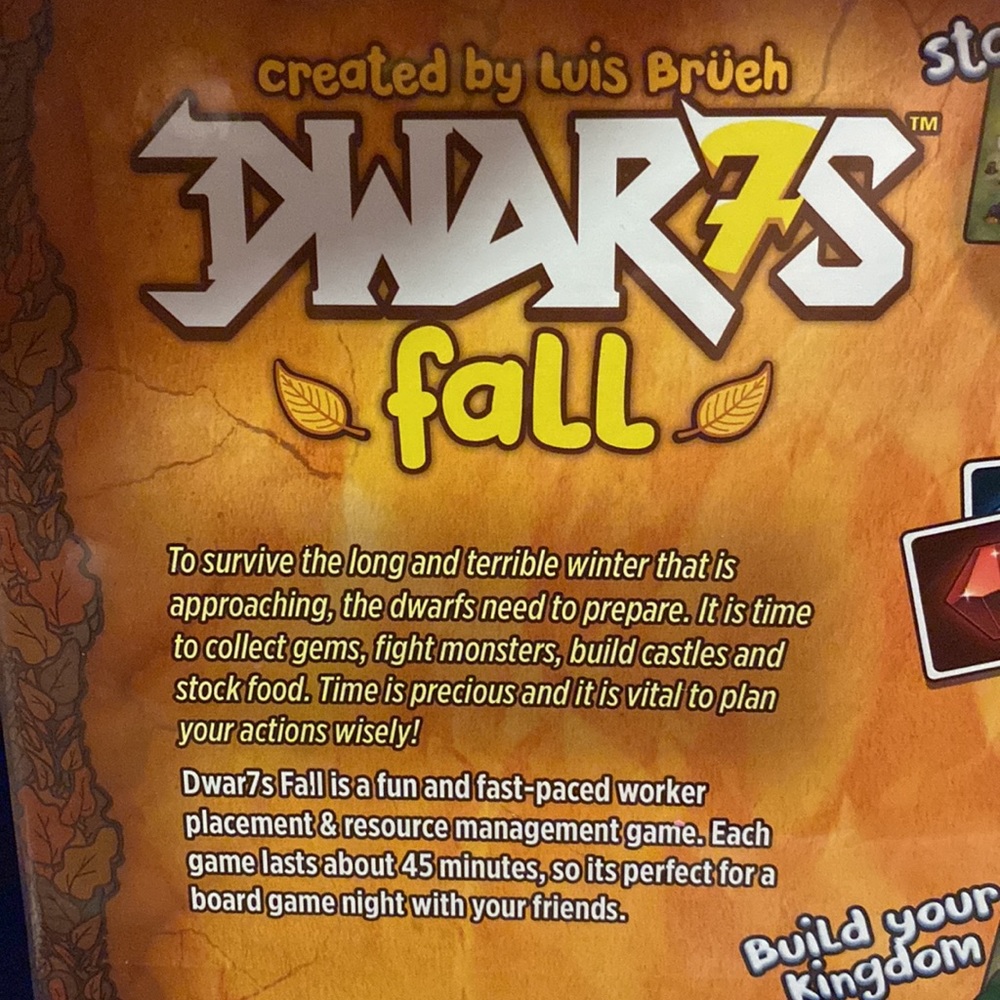 Dwar7s Fall Board Game - Picture 3 of 4